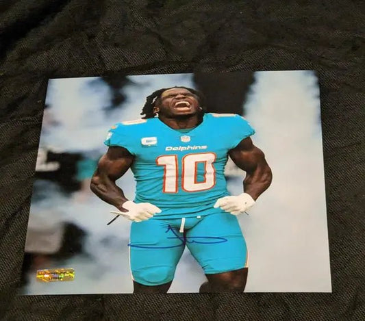Tyreek Hill autographed 8x10 photo with coa - Price Is Right Miami