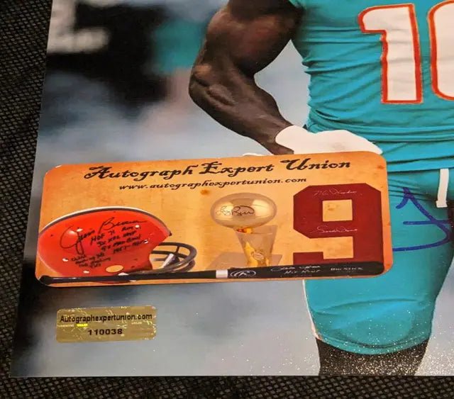 Tyreek Hill autographed 8x10 photo with coa - Price Is Right Miami