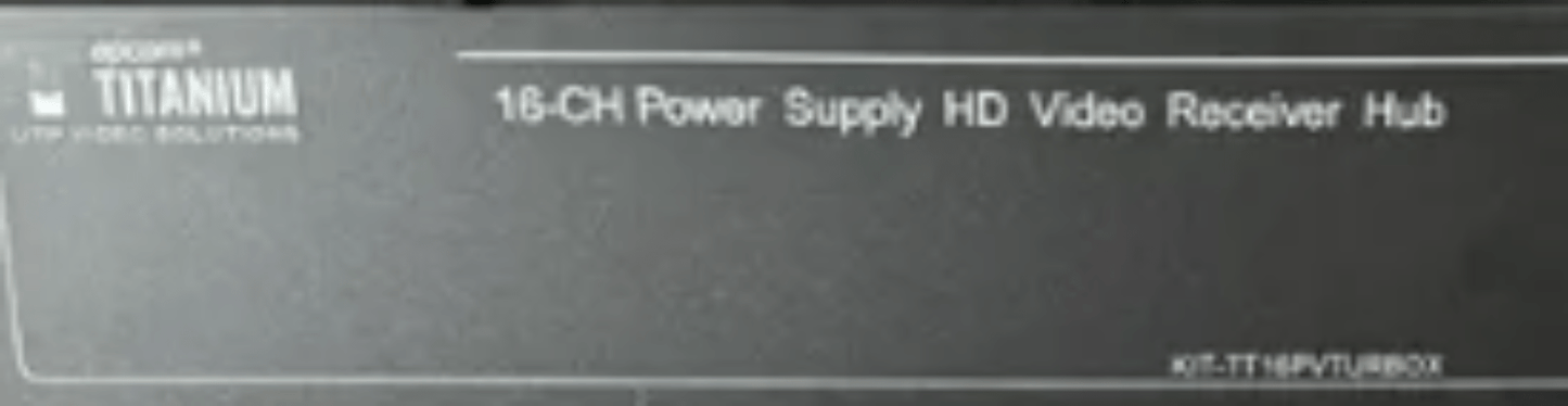 UTP Video Solution Epcom Titanium 16-CH Power Supply HD Video Receiver Hub, Tool (view 3)