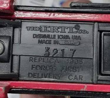 Vintage ERTL Die Cast Coin Bank Replica 1905 The Texas Company - Price Is Right Miami
