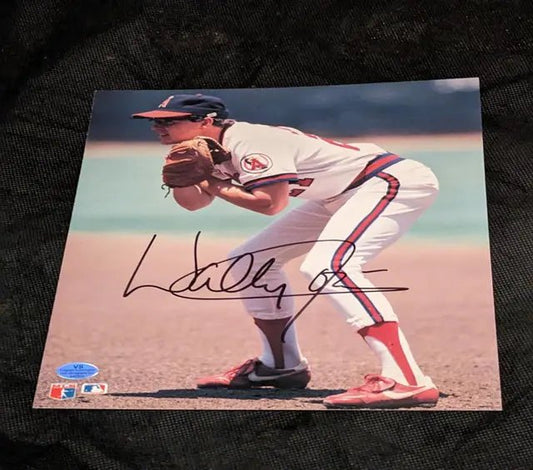 Wally Joyner autographed 8x10 photo with coa - Price Is Right Miami