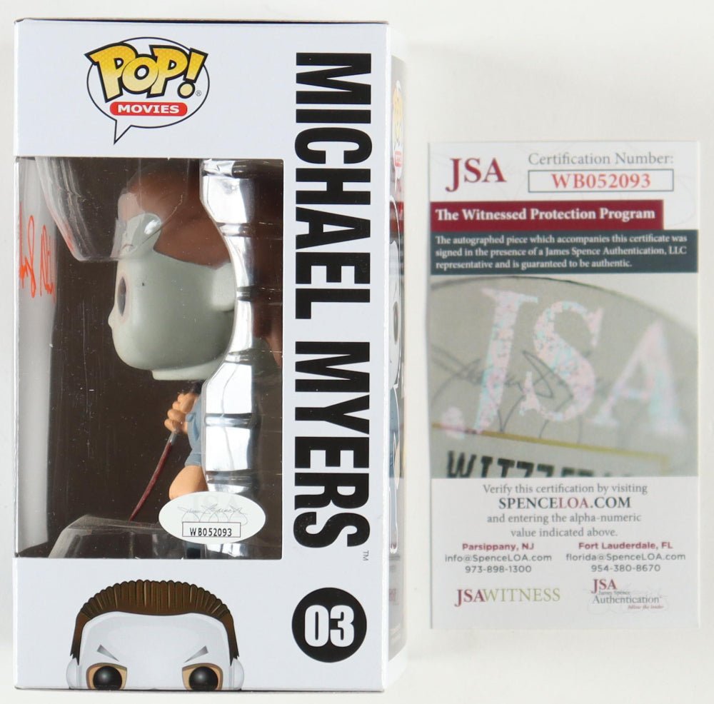 Will Sandin Signed "Michael Myers" #03 Halloween Funko Pop! Vinyl Figure (JSA) - Price Is Right Miami