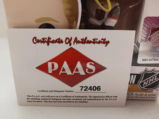 William Karlsson of the Vegas Golden Knights signed autographed Funko Pop Figure PAAS COA 406 - Price Is Right Miami