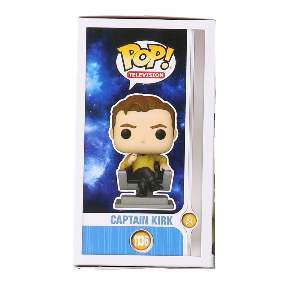 William Shatner Signed Captain Kirk Funko Pop #1136 (Beckett) (view 3)