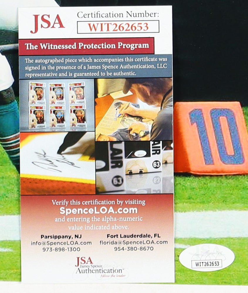 Xavien Howard Signed Dolphins 11x14 Photo (JSA) (view 2)