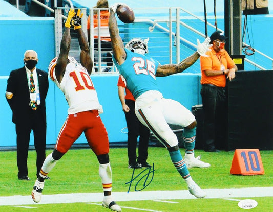 Xavien Howard Signed Dolphins 11x14 Photo (JSA) - Price Is Right Miami
