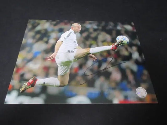Zinedine Zidane Signed 8x10 Photo SSC COA Certified - Price Is Right Miami