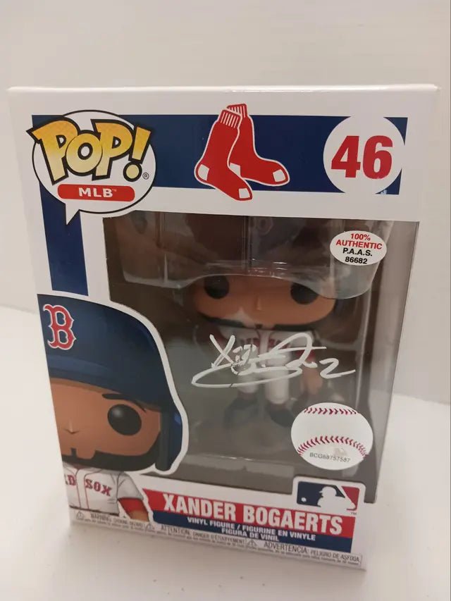 Xander Bogaerts Red Sox Signed Funko Pop (PAAS COA)
