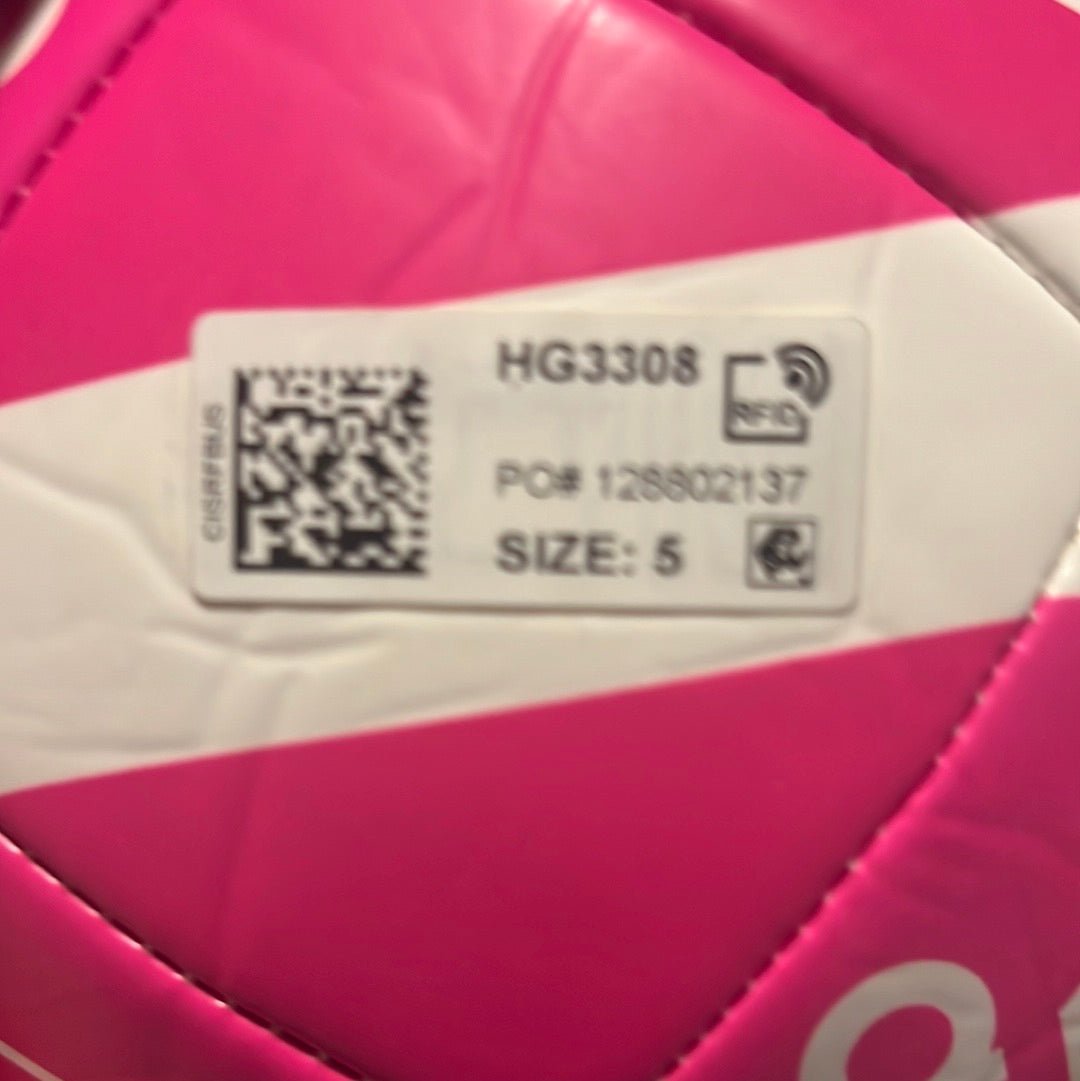 Autographed Leo Messi adidas soccer ball (view 4)