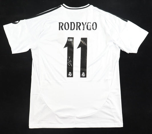 Rodrygo Signed Real Madrid Adidas Authentic Jersey Beckett Hologram Witnessed XL - Price Is Right Miami
