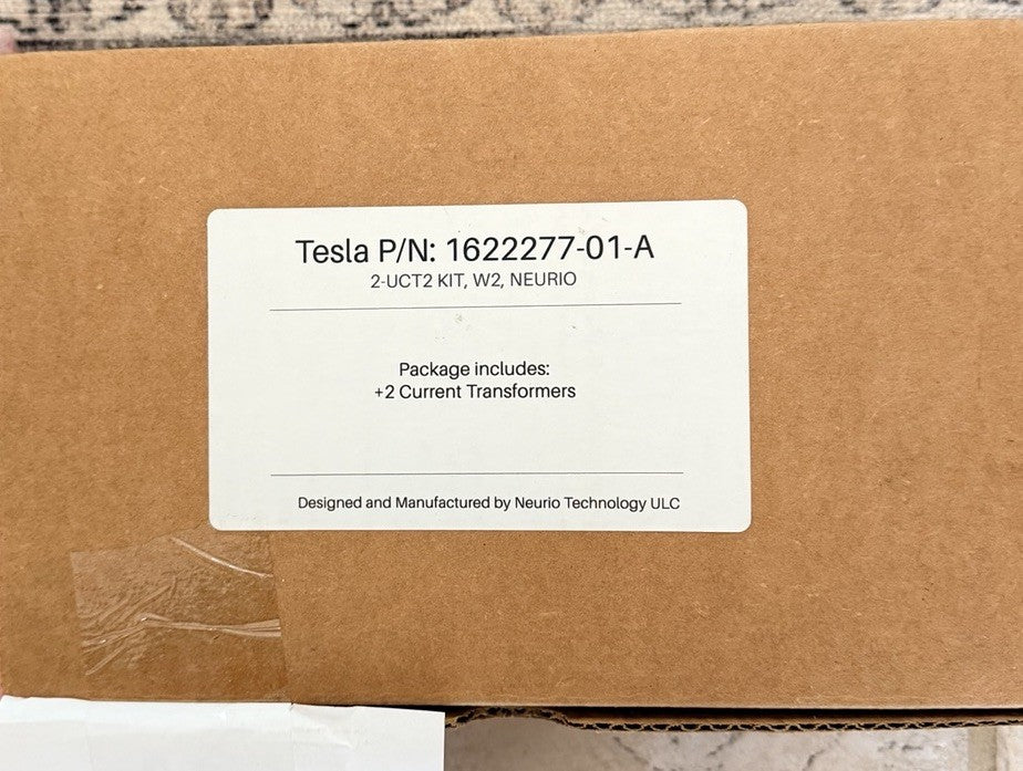 Lot of 2 Tesla Neurio W2 Current Transformer CT Sensors 1622277-01-A