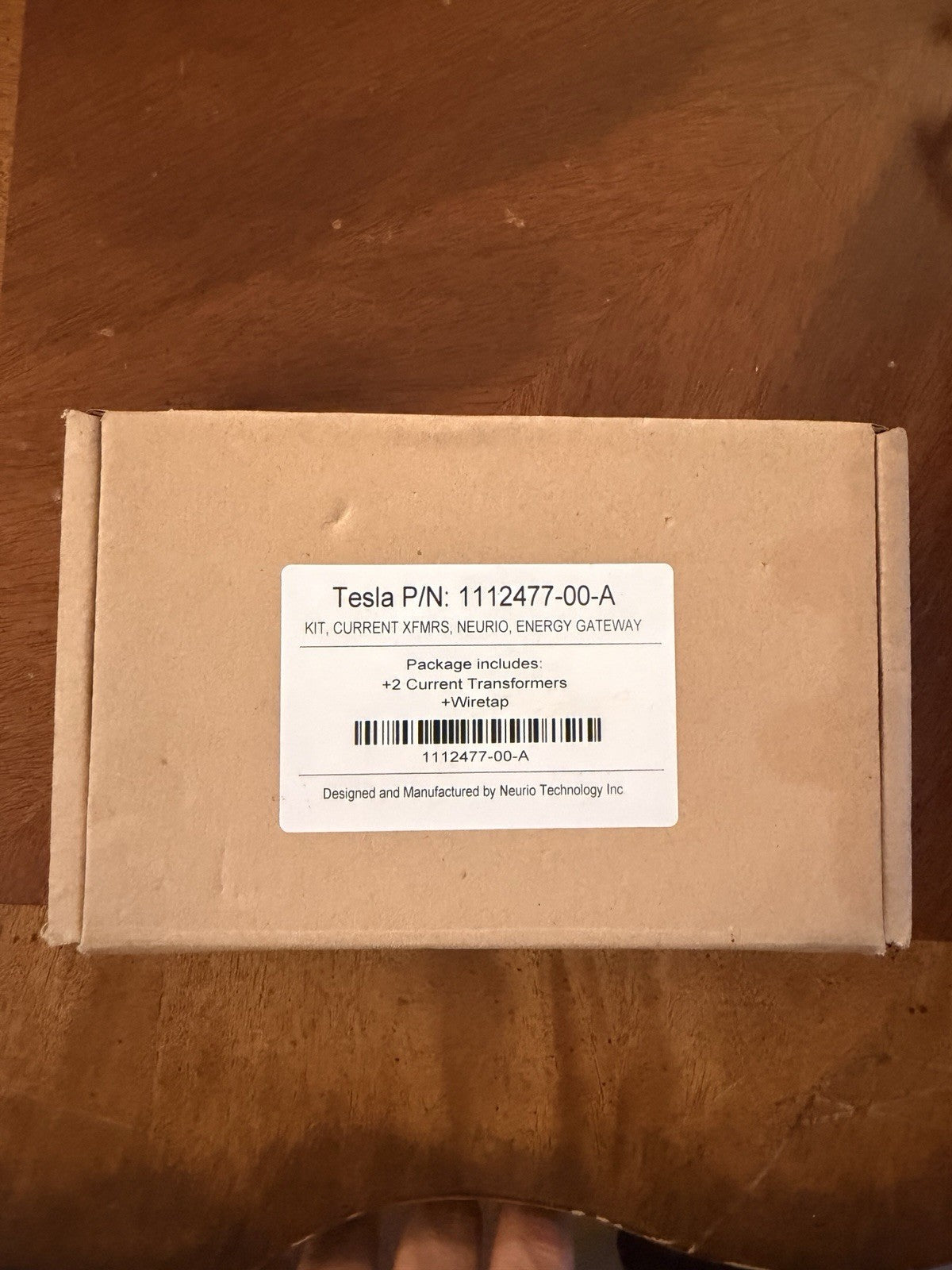 Tesla Neurio 1112477-00-A Current Transformer Kit with 2 CTs and Wiretap