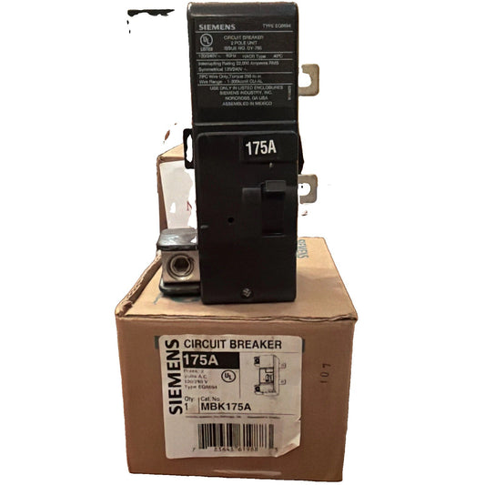 Siemens MBK175A 175 Amp 2-Pole Main Circuit Breaker 120/240V AC
