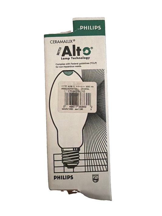 Philips Ceramalux Alto C70S62/ALTO 70W High Pressure Sodium Lamp