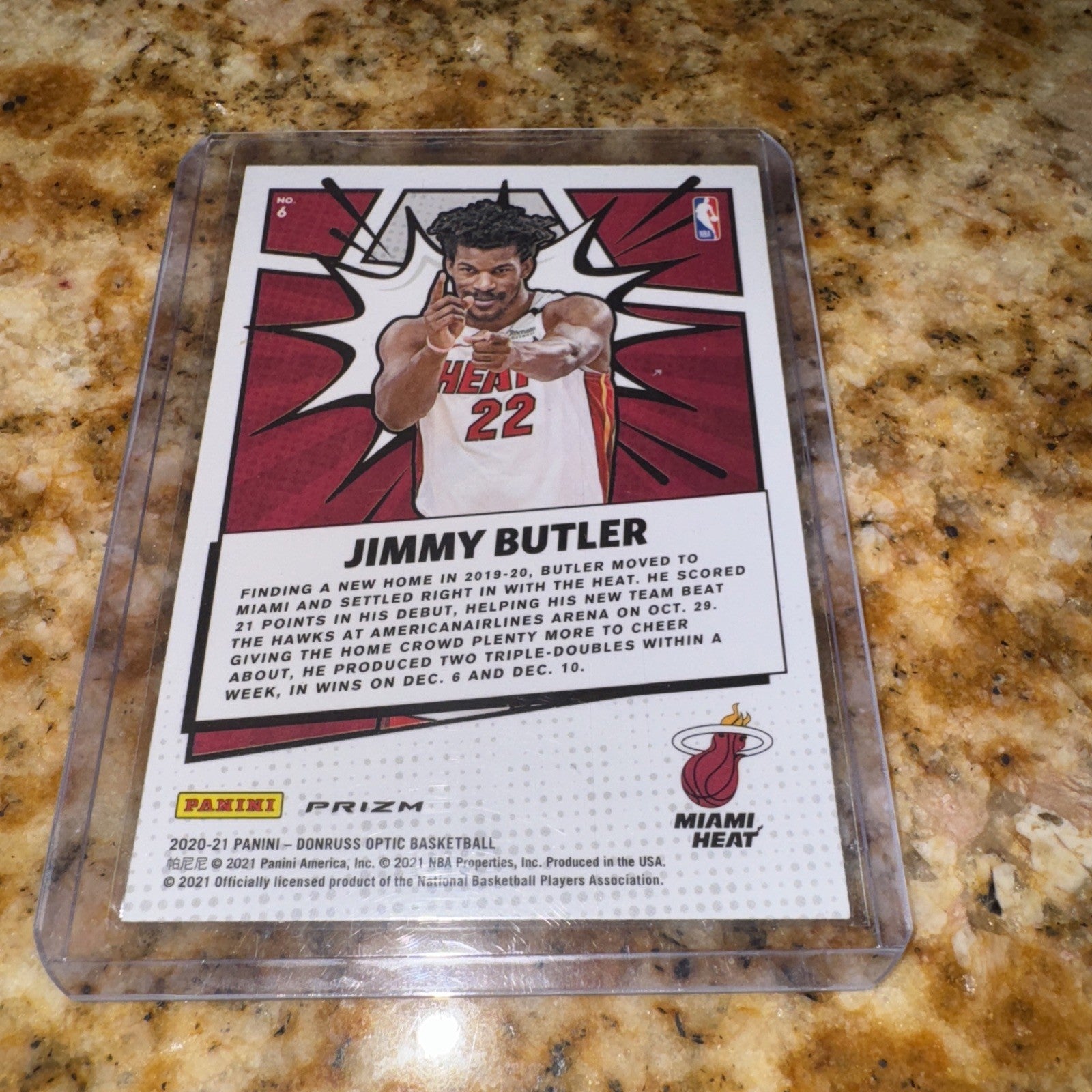 2020-21 Panini Donruss Optic My House #6 Jimmy Butler, Miami Heat Insert - photo 2