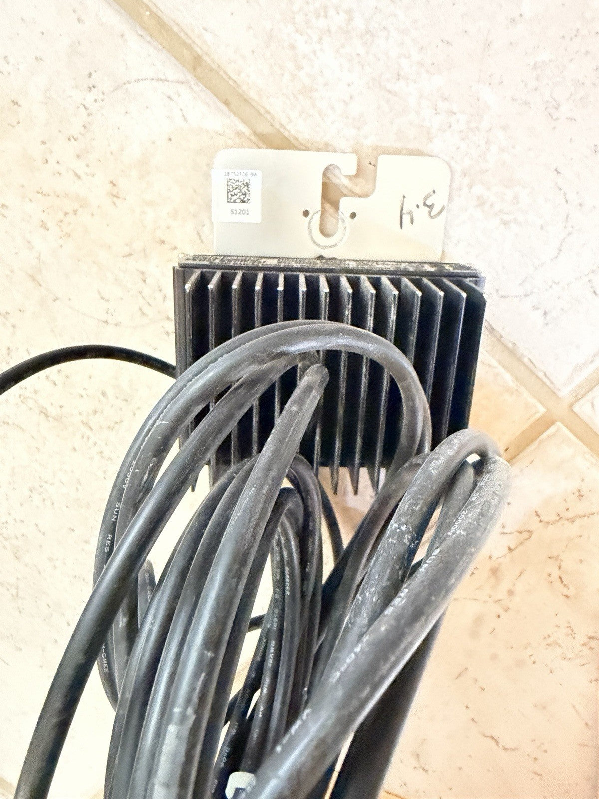 SolarEdge S1201 Solar Power Optimizer with Cables and Mounting Bracket - Used