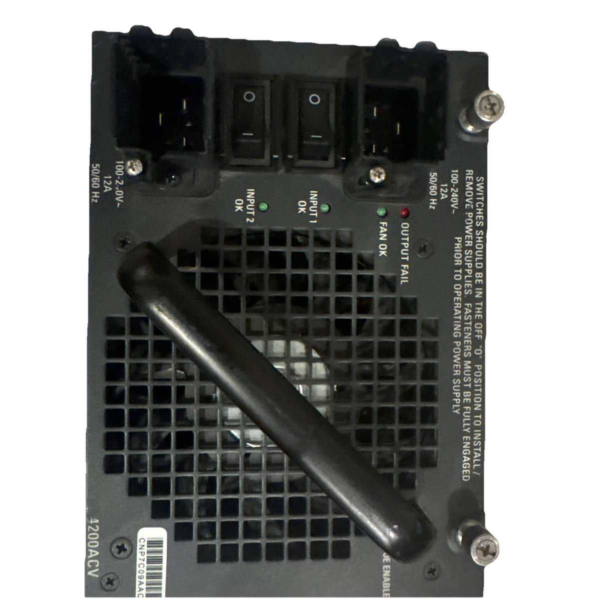 Cisco PWR-C45-4200ACV 4200W AC Power Supply for Catalyst 4507R