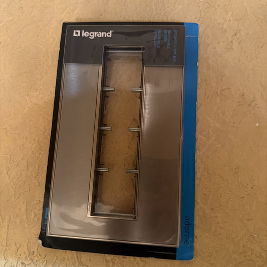 Legrand Adorne AWP4GGG4 4-Gang Wall Plate Greige