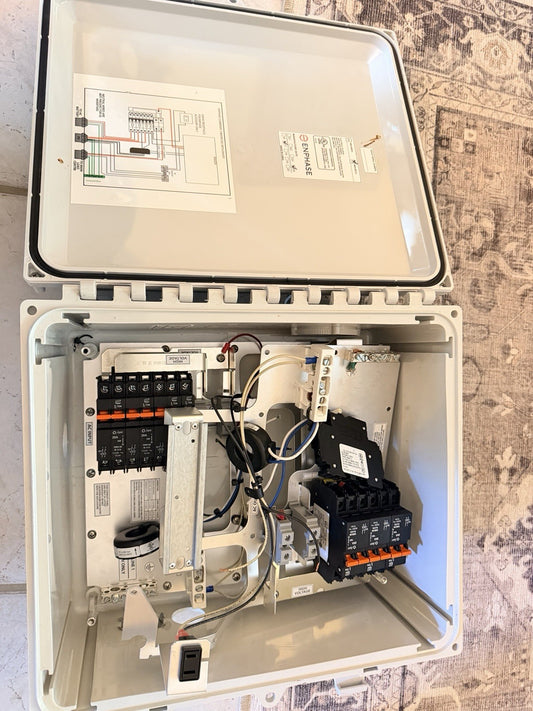 Enphase 880-00212 Solar AC Combiner Box with Breakers and CT - No Envoy, For Parts