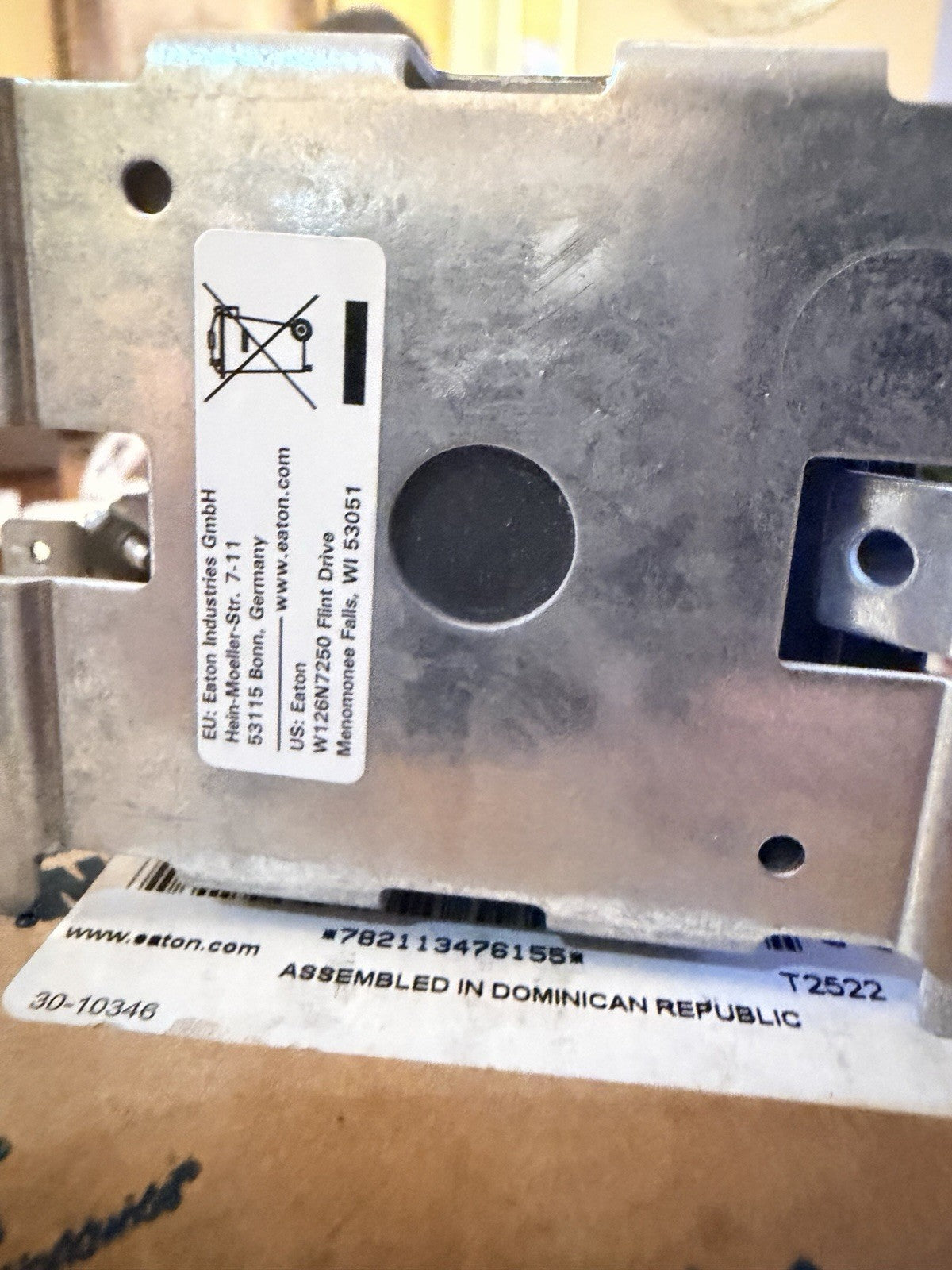 Eaton C25FNF360T 3-Pole 60A Definite Purpose Contactor 24V Coil Series A1