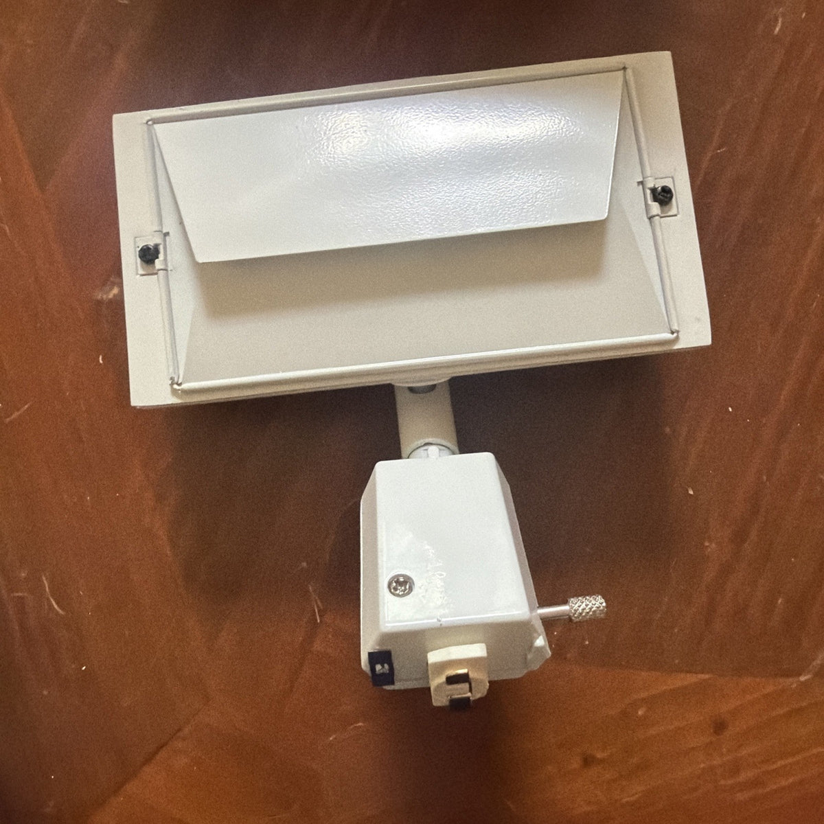 White Wall Washer Flood Track Light Head for Linear Halogen Lamp