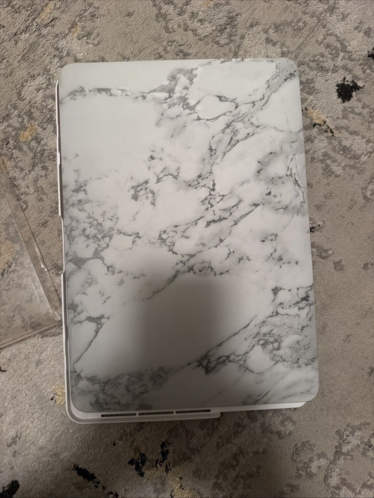 Novo MacBook Shield 13" Hard Shell Case Polycarbonate Marbled White/Gray
