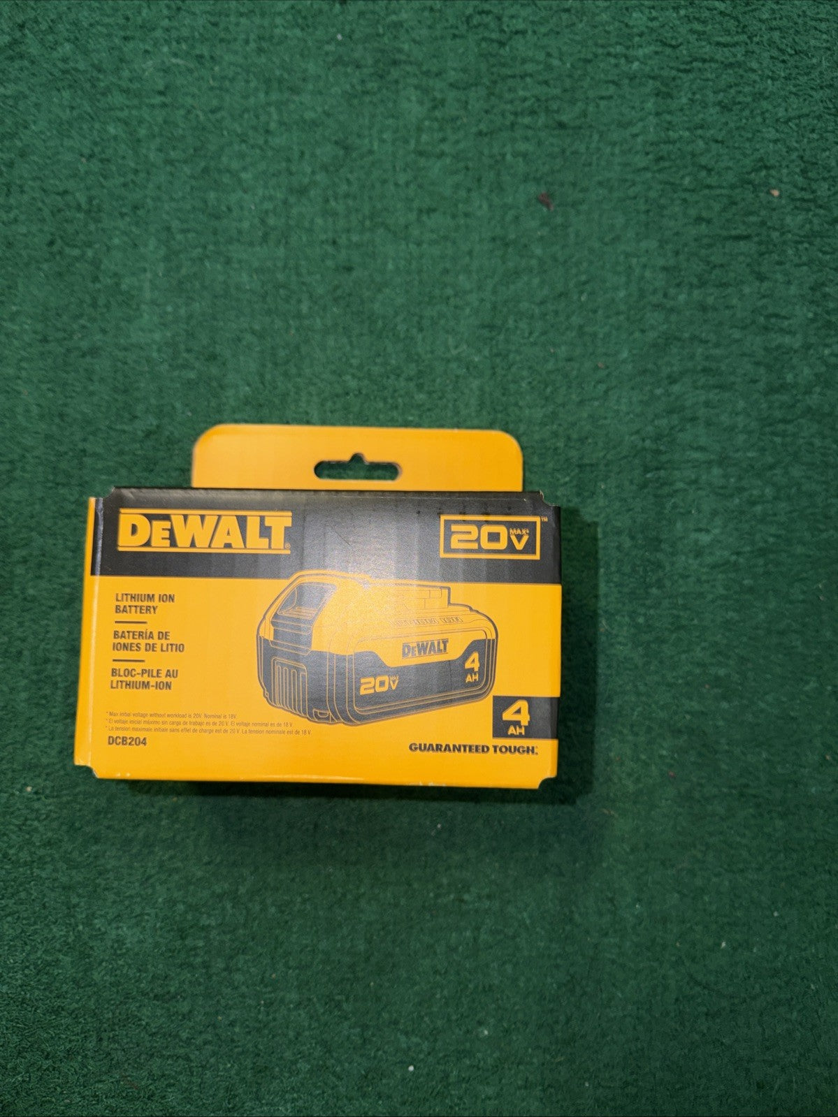 DEWALT DCB204 20V Max XR 4.0Ah Lithium-Ion Battery Pack