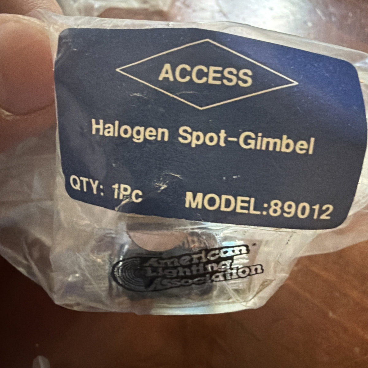 Lot of 4 Access Lighting 89012 Halogen Gimbal Spot Head MR16 for Cable/Rail Systems Black