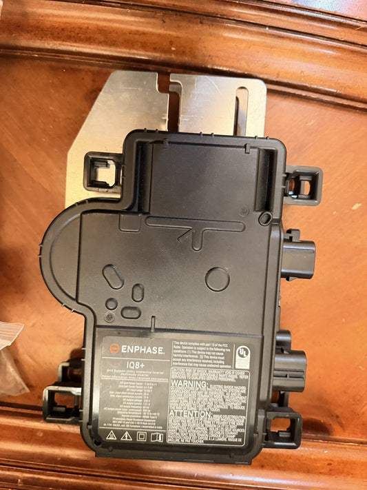 Enphase IQ8+ Solar Microinverter 240V 290VA with Mounting Bracket - Untested