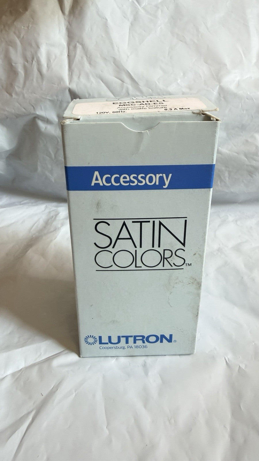 Lutron Satin Colors MSC-AD-ES Accessory Dimmer 120V 8.3A Eggshell - New Old Stock