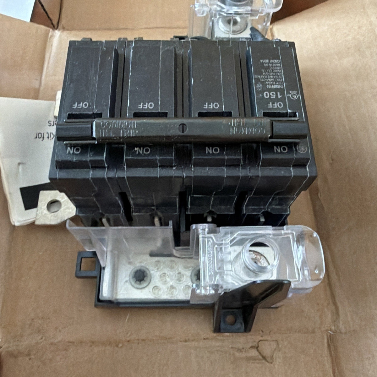 GE THQMV150DP 150 Amp 2-Pole Bolt-On Main Circuit Breaker PowerMark Gold