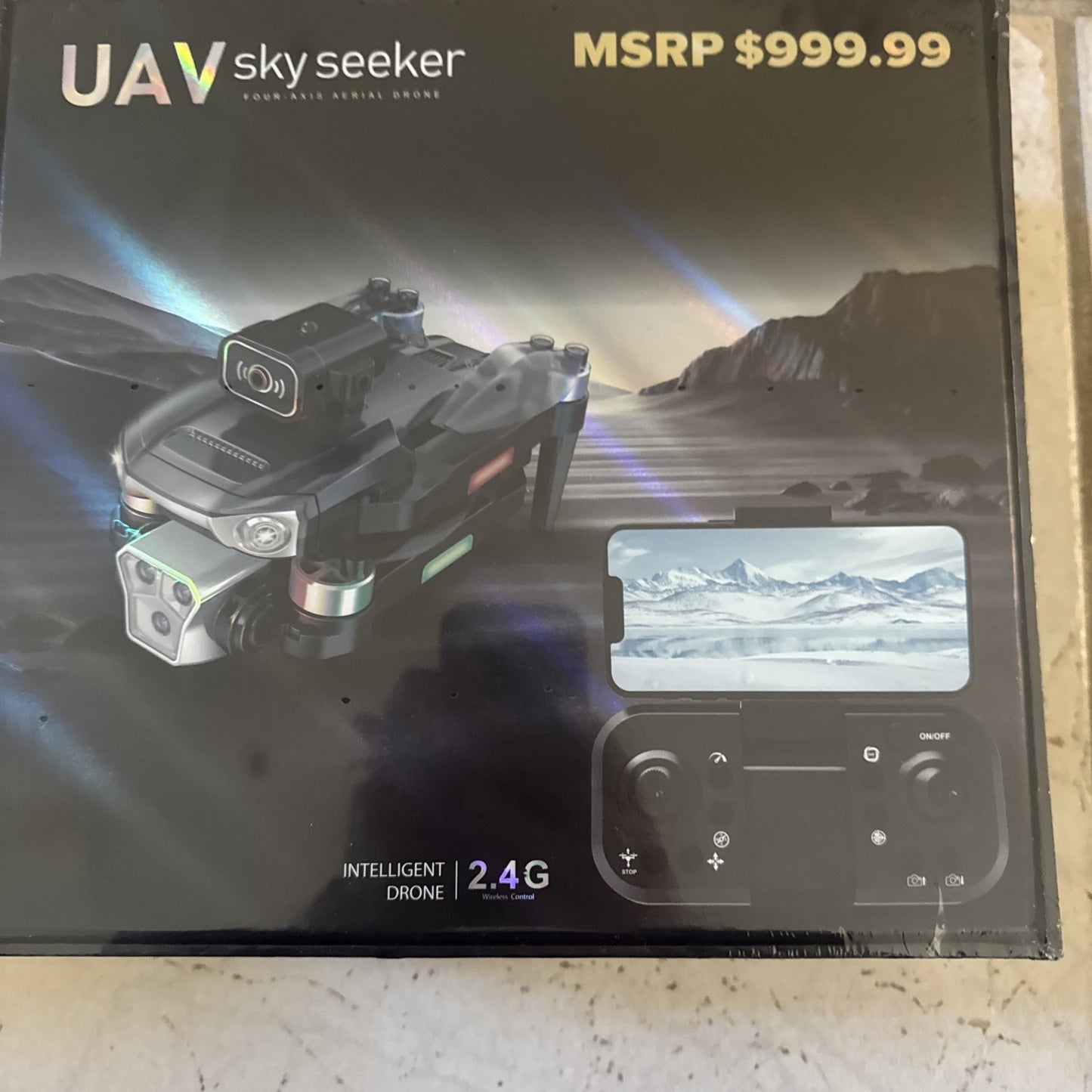 DMES P19 Pro Drone, Ultra HD 4K Video, Obstacle Avoidance, Factory Sealed NEW - photo 2
