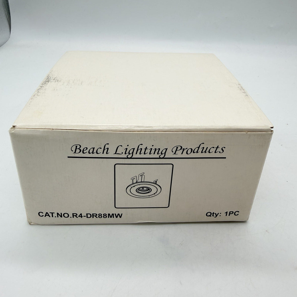 Beach Lighting R4-DR88MW 4" Round Adjustable Recessed Light Trim Matte White