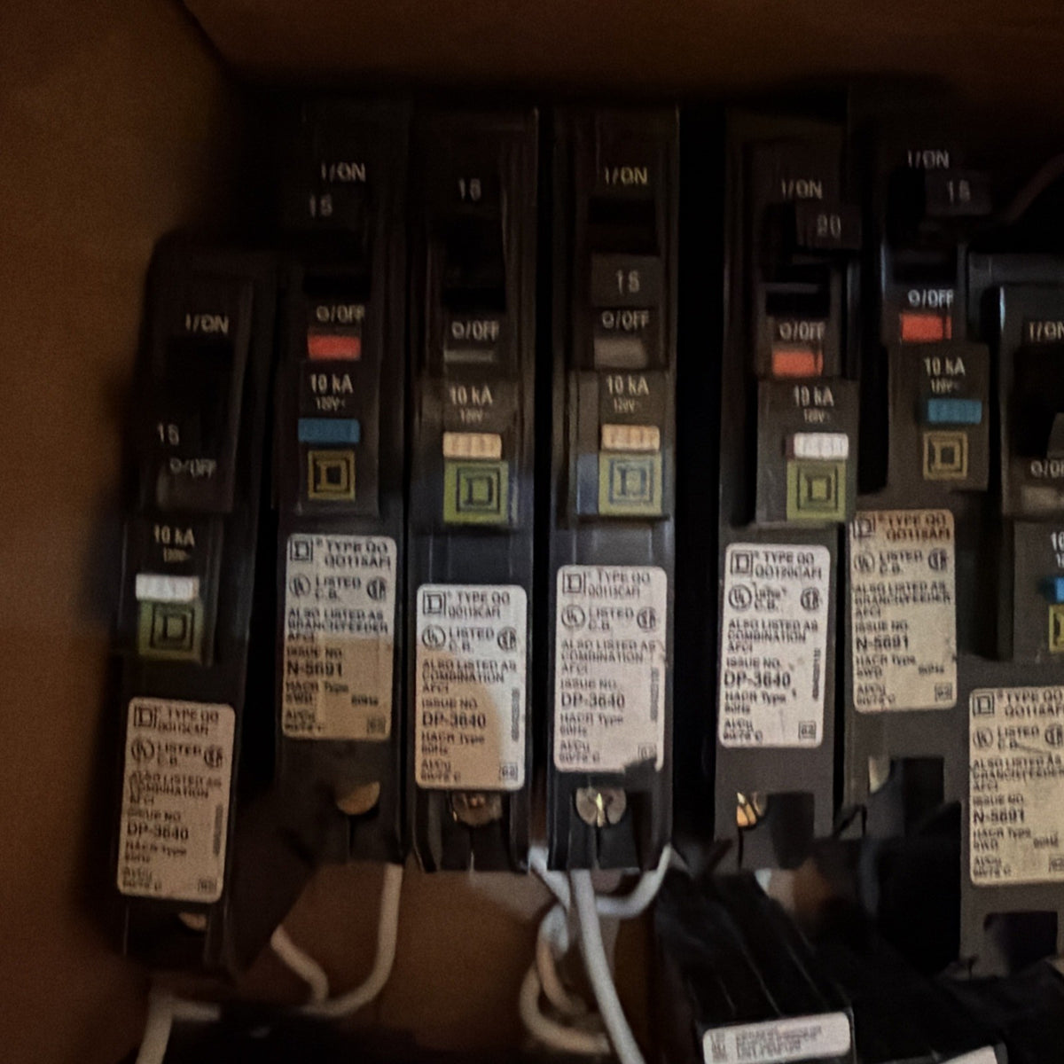 Bulk Lot of 22 AFCI GFCI Circuit Breakers Mix Eaton Square D QO 15A 20A