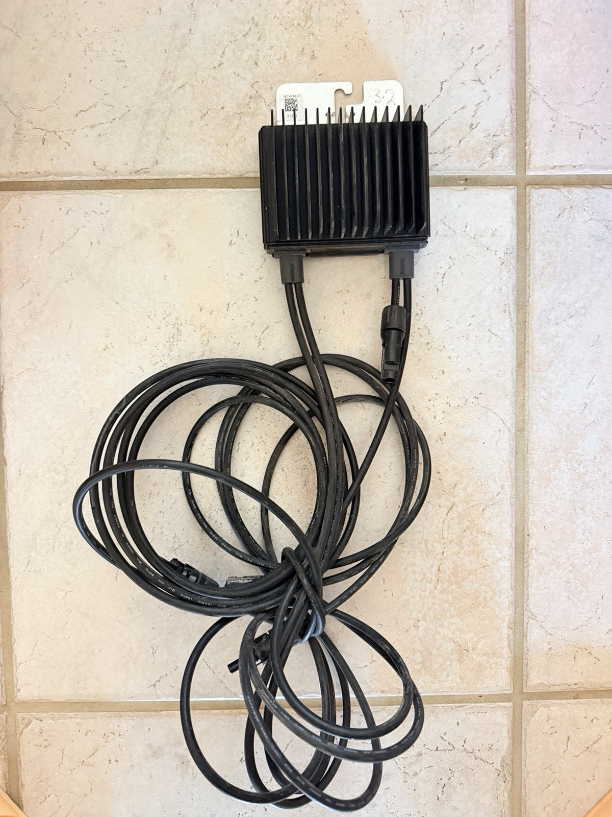 SolarEdge S1201 Solar Power Optimizer with Cables and Mounting Bracket - Used