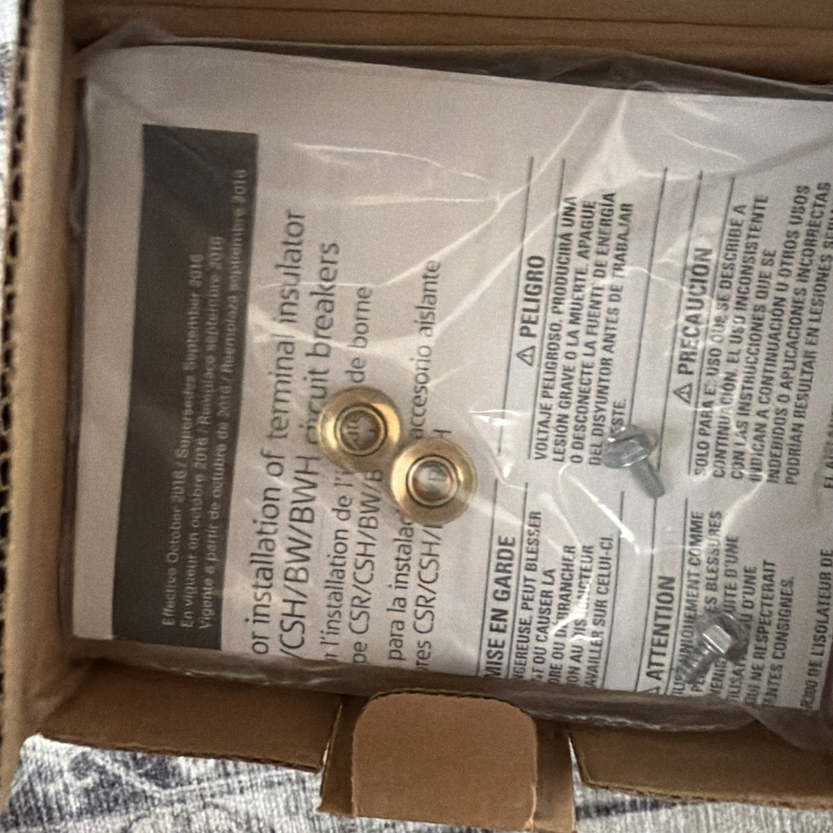 Eaton Cutler-Hammer CSR2125N 125A 2-Pole 120/240V Main Breaker Type CH