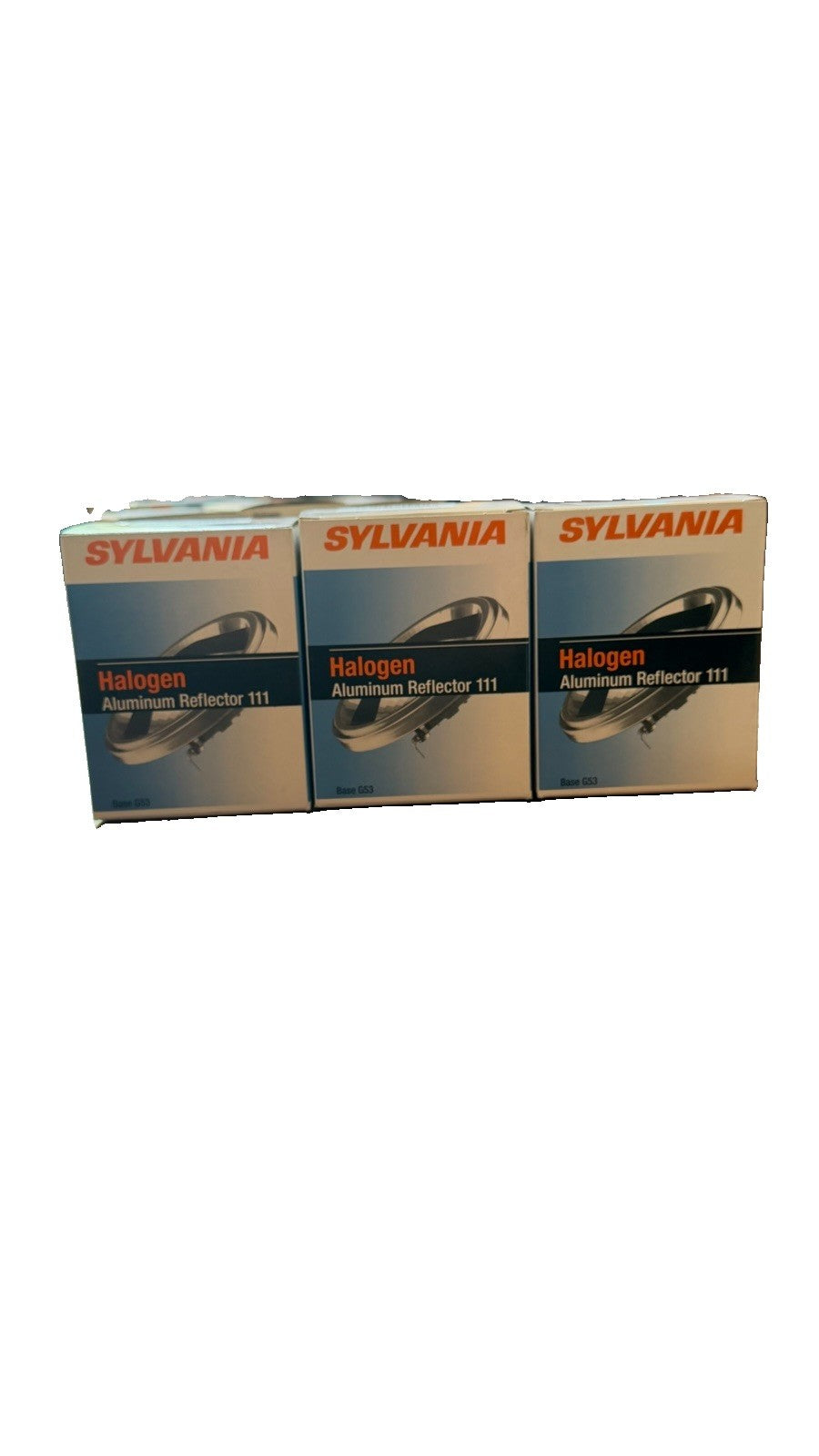 Lot of 3 Sylvania 35AR111/4/SSP/6V 35W 6V G53 Halogen AR111 Super Spot Bulbs 55101