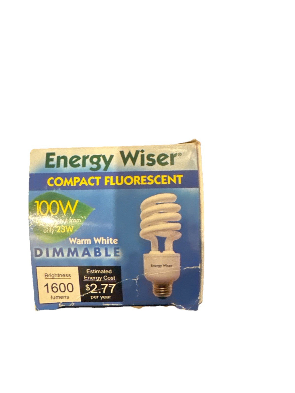 Energy Wiser 23W Dimmable CFL Bulb 100W Eq 1600lm Warm White Spiral E26 NEW - photo 3