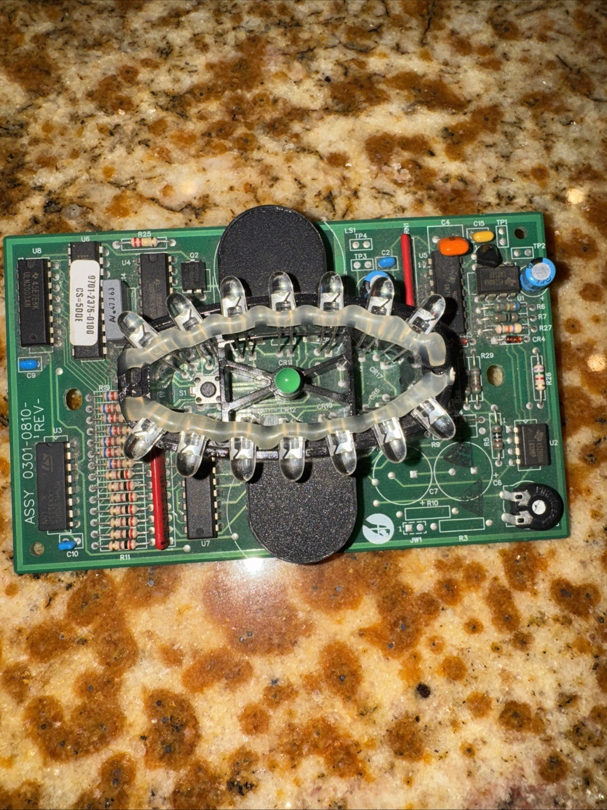 Arcade LED Roulette Spinner Game PCB Circuit Board Assy 030-1980, Used
