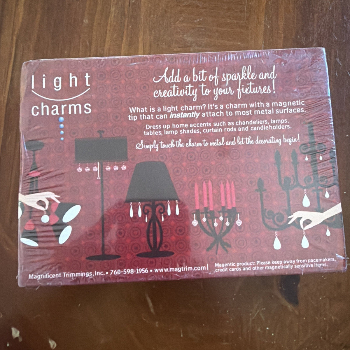 Light Charms AA-6109 Paris Pendalogue Magnetic Chandelier Crystals - Set of 3