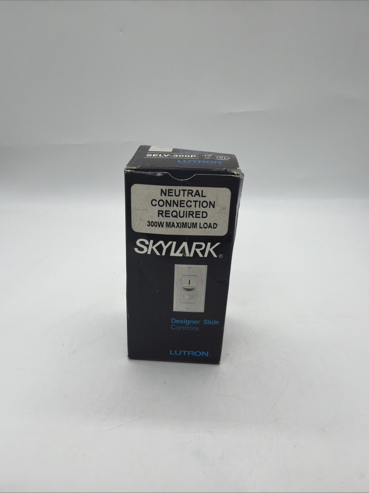Lutron Skylark SELV-300P-IV Designer Slide Dimmer Light Switch Ivory