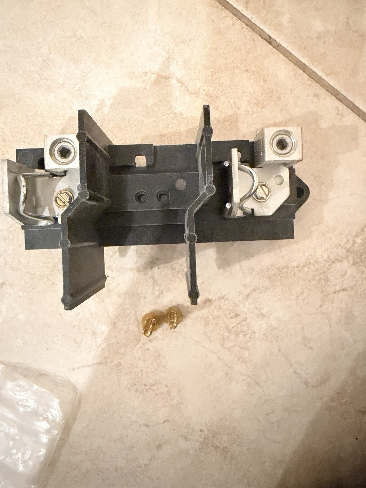 Electric Meter Socket Replacement Block 2 Lugs with Hardware