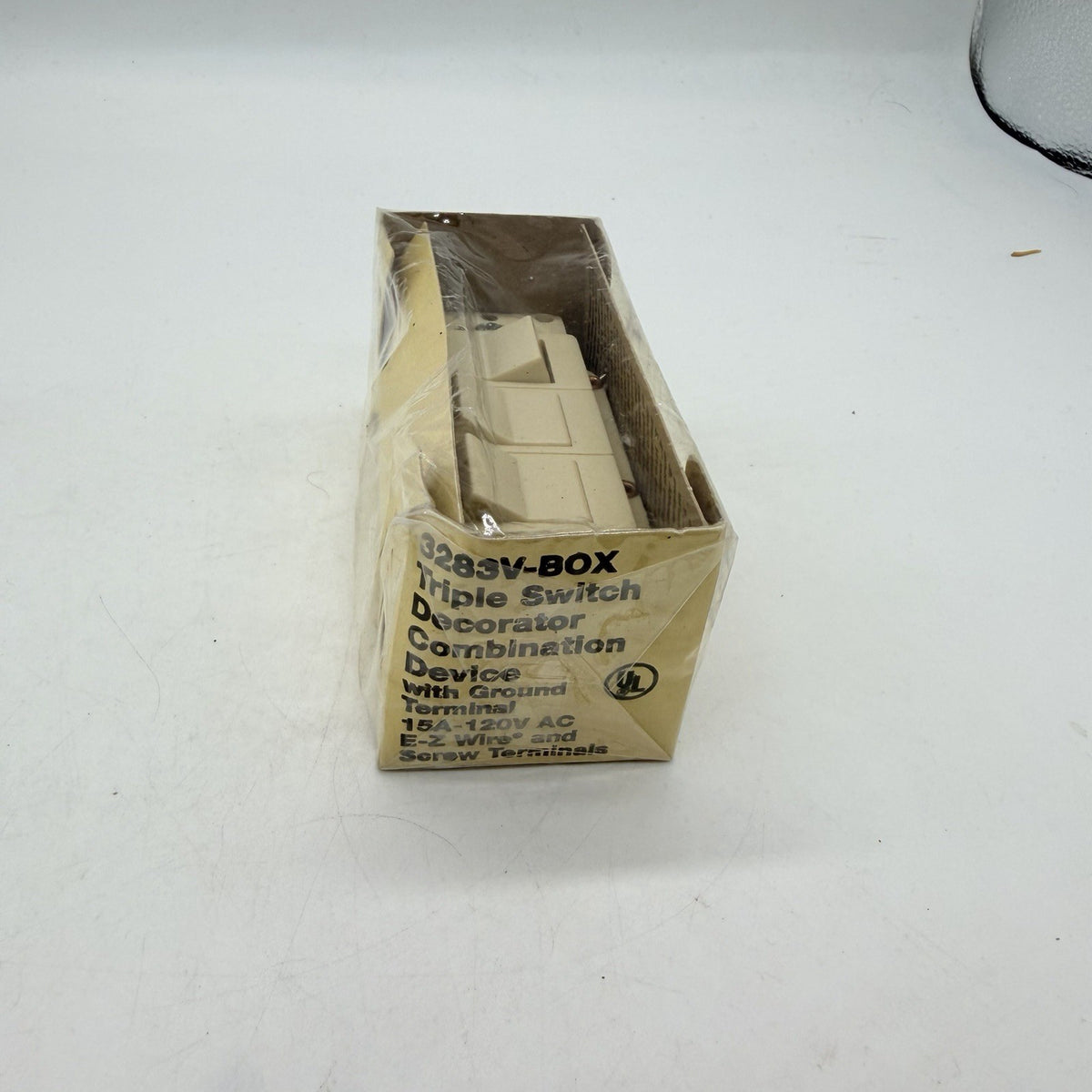 Eagle 3283V Triple Decorator Switch Combination Device 15A 120V Ivory - New Old Stock