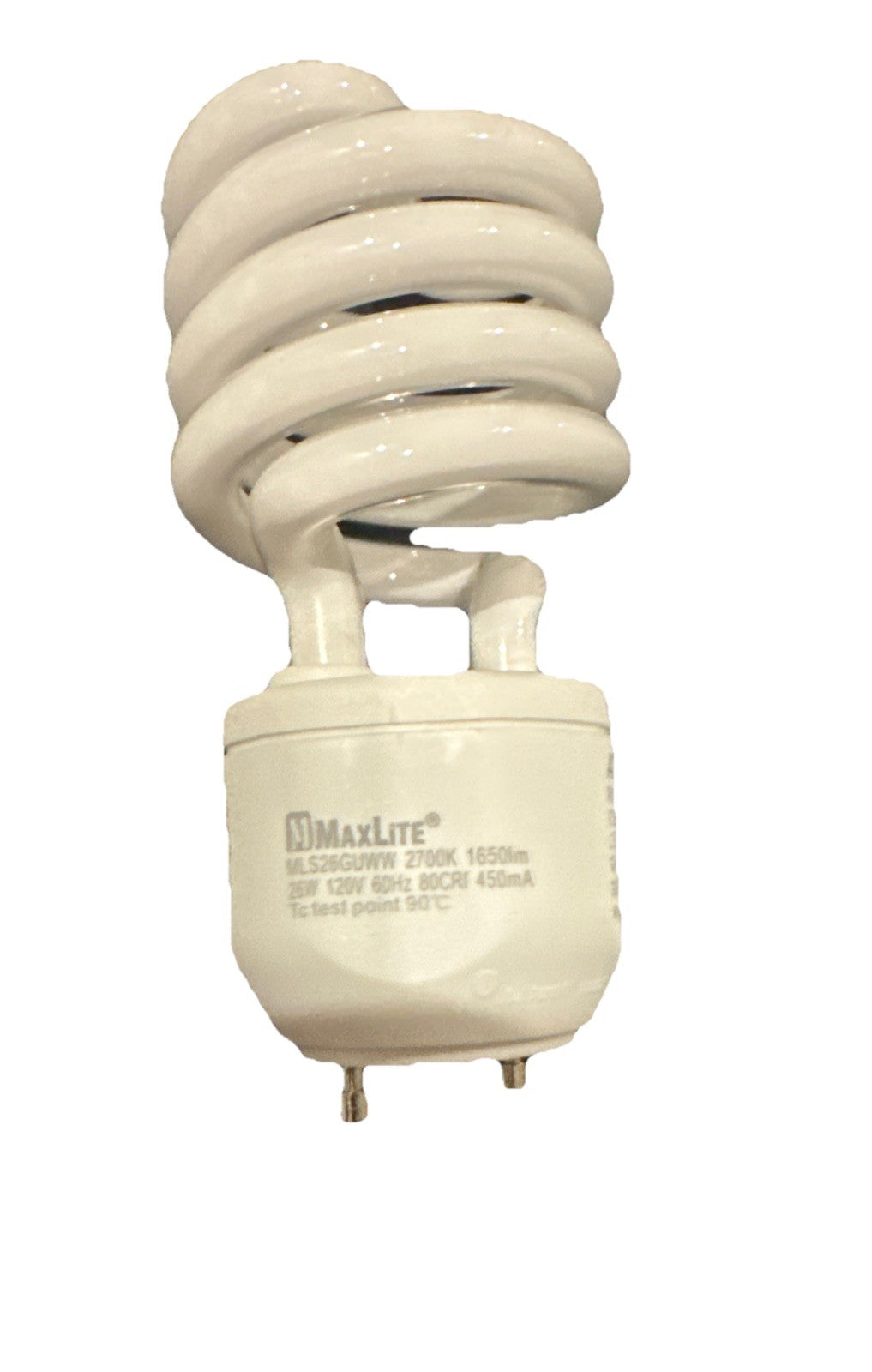 MaxLite SpiraMax GU24 26W CFL Bulb MLS26GUWW 100W Replacement Warm White NEW - photo 4