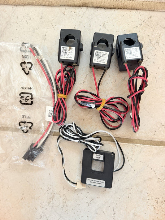 Lot of 4 CT Current Transformer Sensors: 3 Tesla 100A 1467316-00-B and 1 264A/88mA