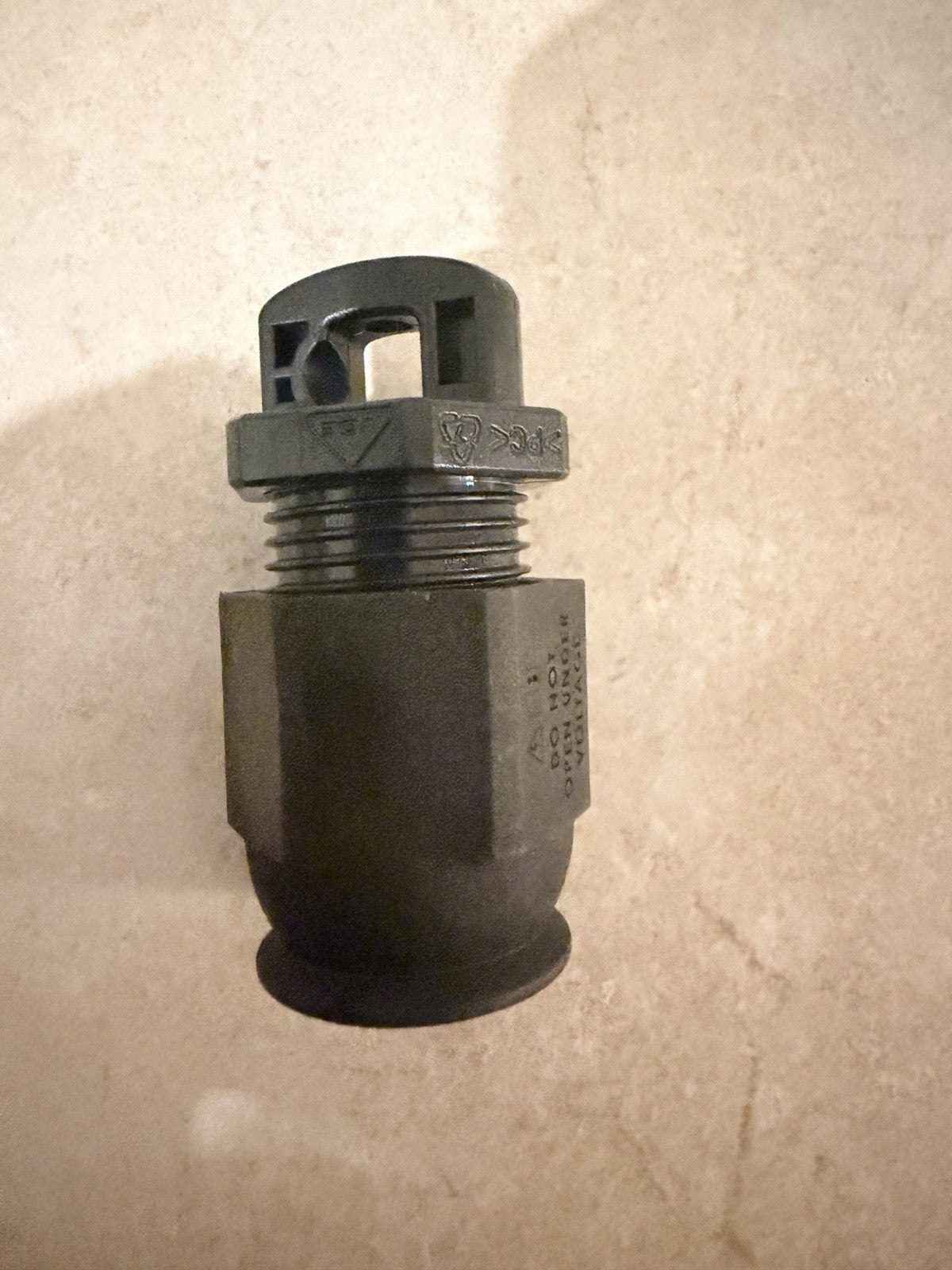 Lot of 17 Black Plastic Cable Gland Strain Relief Fittings