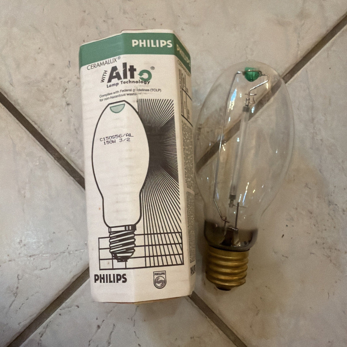 Philips Ceramalux ALTO C150S56 150W High Pressure Sodium Bulb
