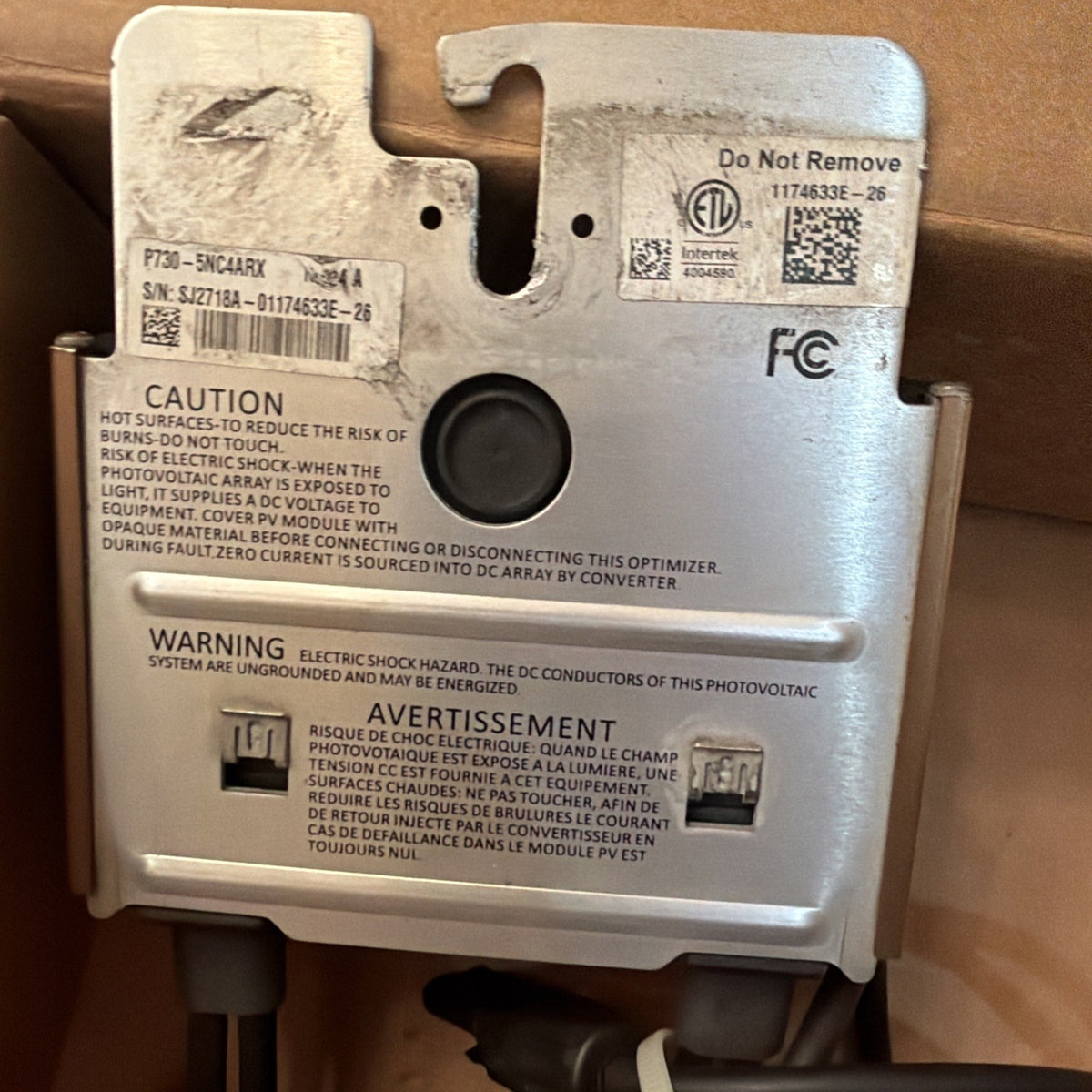 SolarEdge P730 Commercial Solar Power Optimizer P730-5NC4ARX