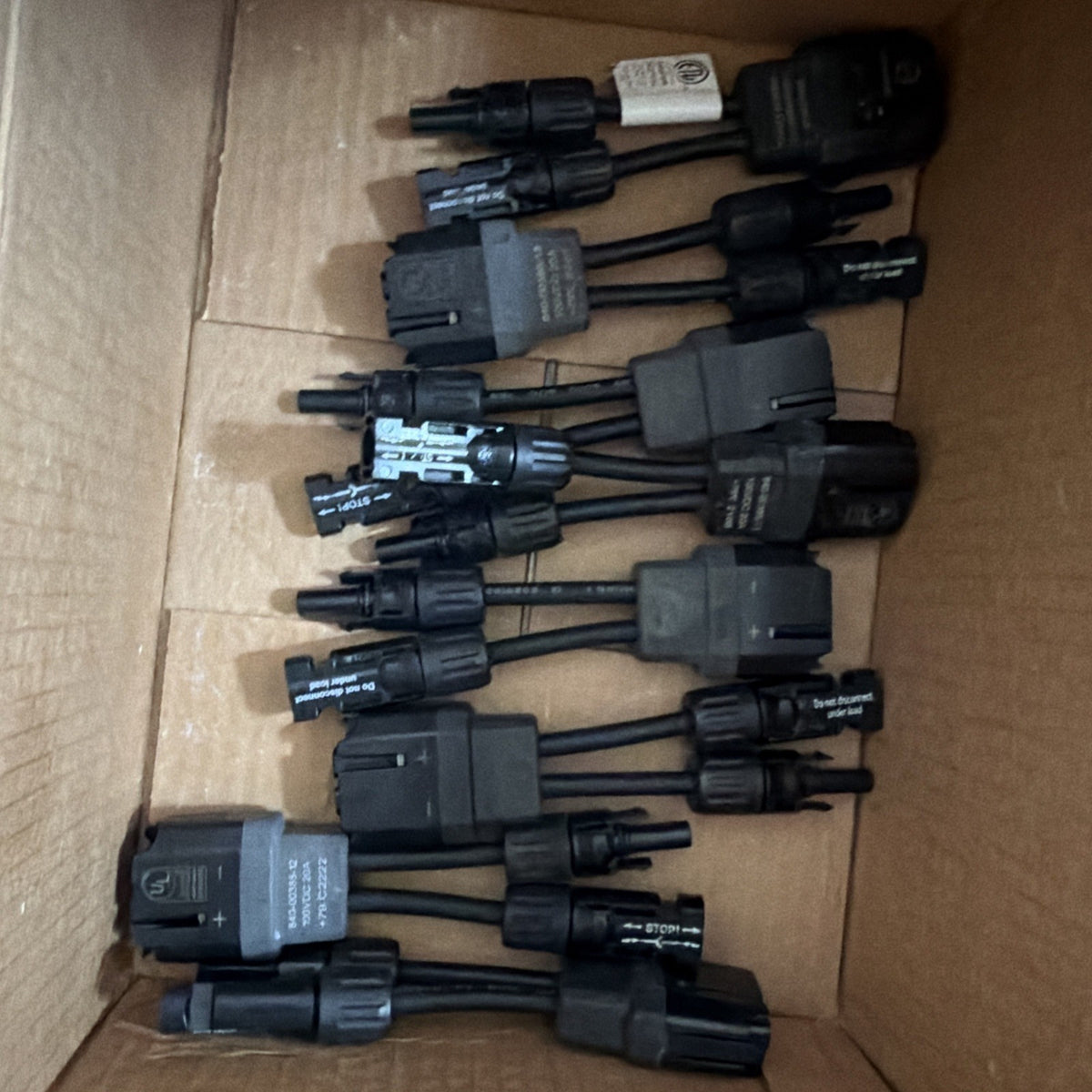 Lot of 8 Enphase Q-DCC-2 IQ Microinverter DC to MC4 Adapter Cable 840-00385 - New Old Stock