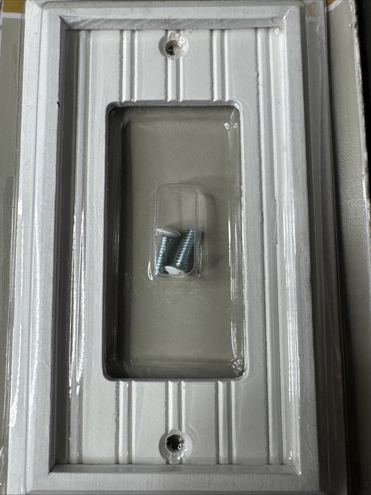 Hampton Bay Decora Wall Plate White 1000 033 154